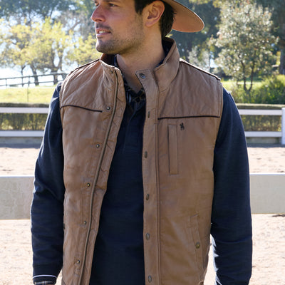 Thomas Cook Men’s Stan Faux Oilskin Vest
