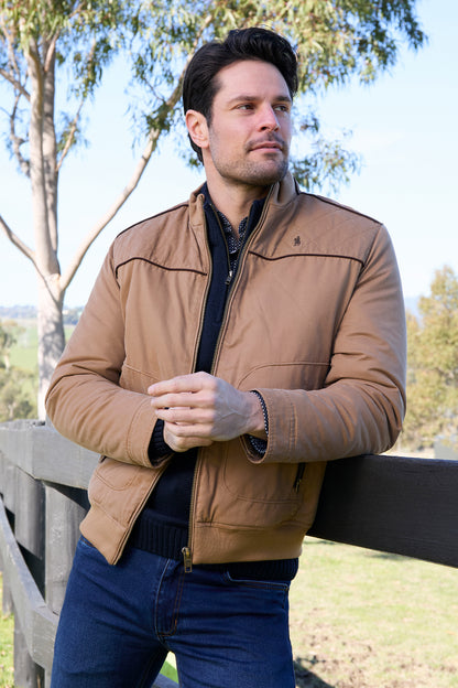 Thomas Cook Men’s Cam Faux Oilskin Jacket