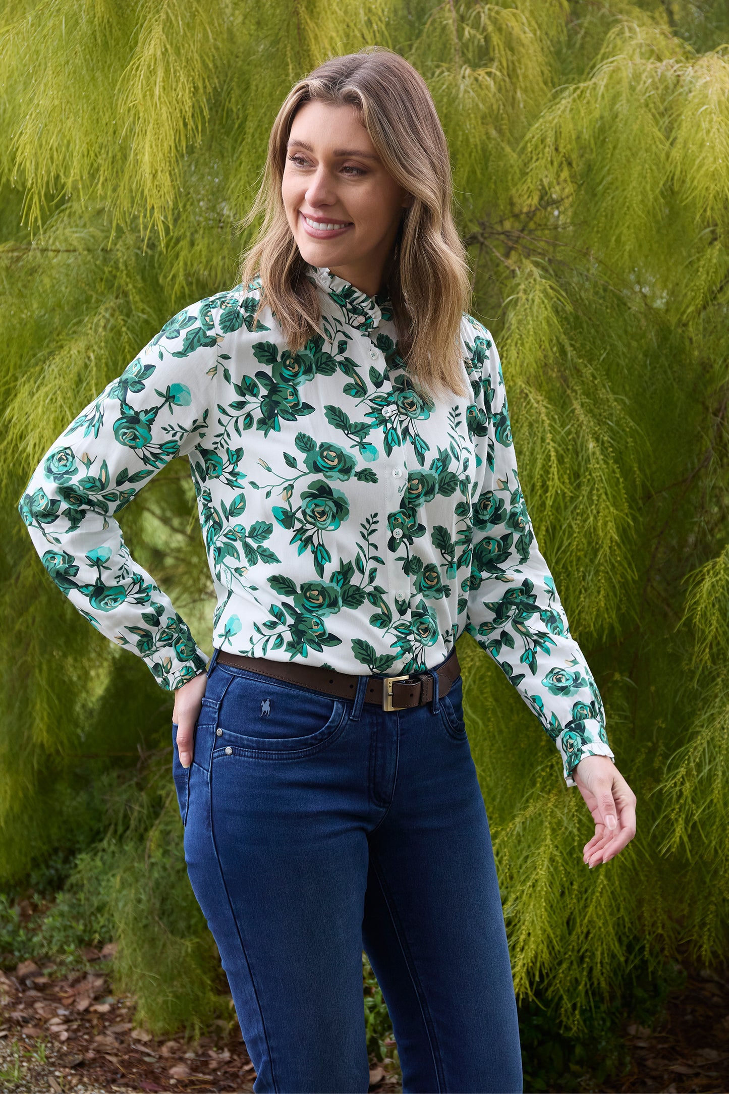 Thomas Cook Women’s Kiara Long Sleeve Blouse