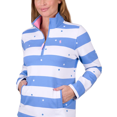 Thomas Cook Women’s Eden 1/4 Zip Stripe Rugby