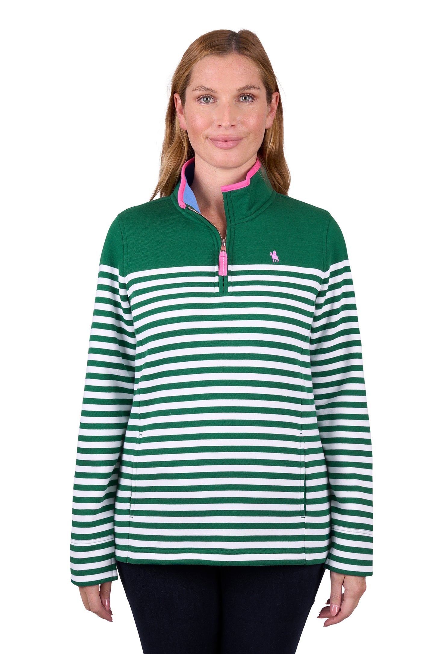 Thomas Cook Women’s Andrea 1/4 Zip Stripe Rugby