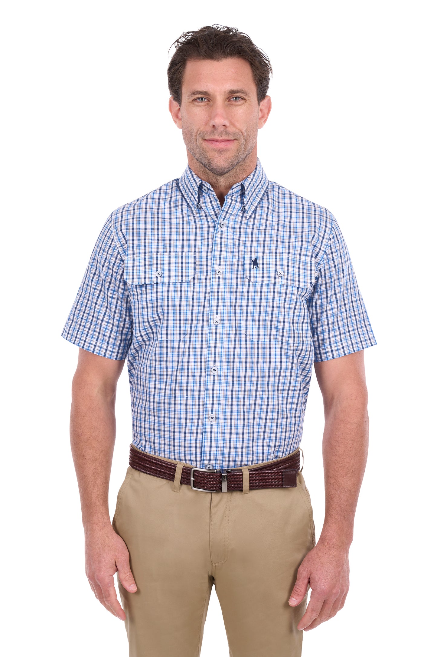 Thomas Cook Men’s Jude Check 2-Pocket Short Sleeve Shirt