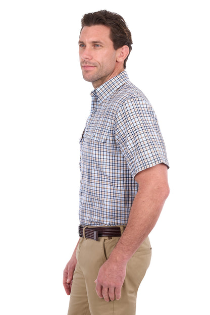 Thomas Cook Men’s Ted Check 2-Pocket Short Sleeve Shirt