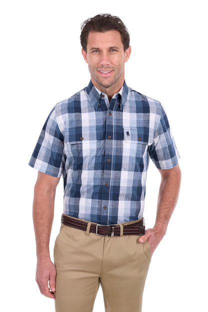 Thomas Cook Men’s Oscar Check 2-Pocket Short Sleeve Shirt