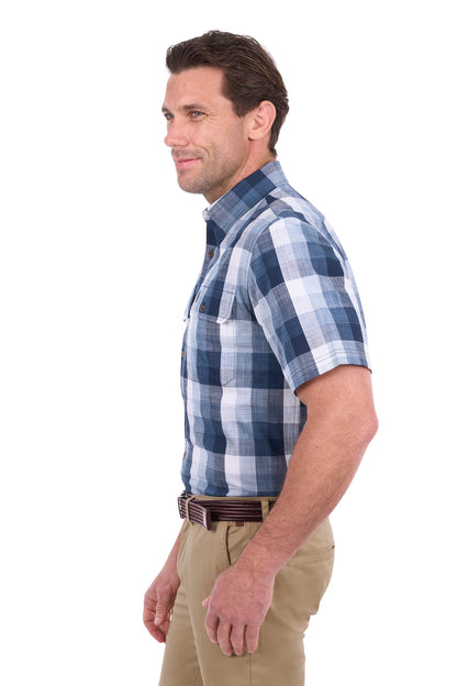 Thomas Cook Men’s Oscar Check 2-Pocket Short Sleeve Shirt