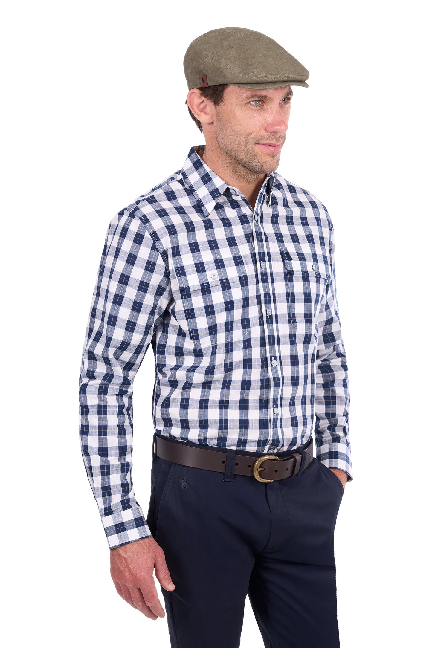 Thomas Cook Men’s Ezra Check 2-Pocket Long Sleeve Shirt