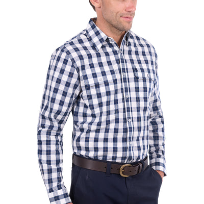 Thomas Cook Men’s Ezra Check 2-Pocket Long Sleeve Shirt