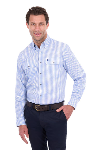 Thomas Cook Men’s Isaac Check 2-Pocket Long Sleeve Shirt