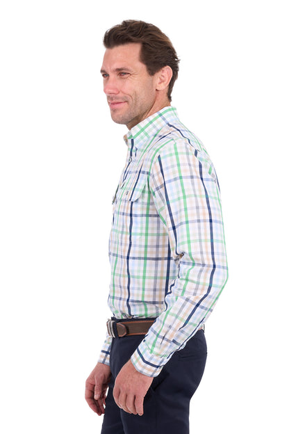 Thomas Cook Men’s Louie Check 2-Pocket Long Sleeve Shirt