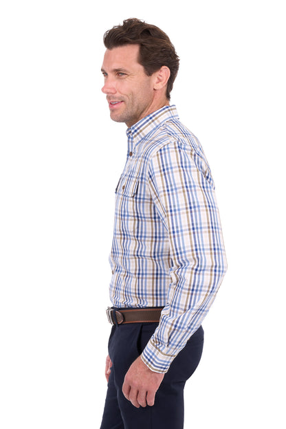 Thomas Cook Men’s Tommy Check 2-Pocket Long Sleeve Shirt