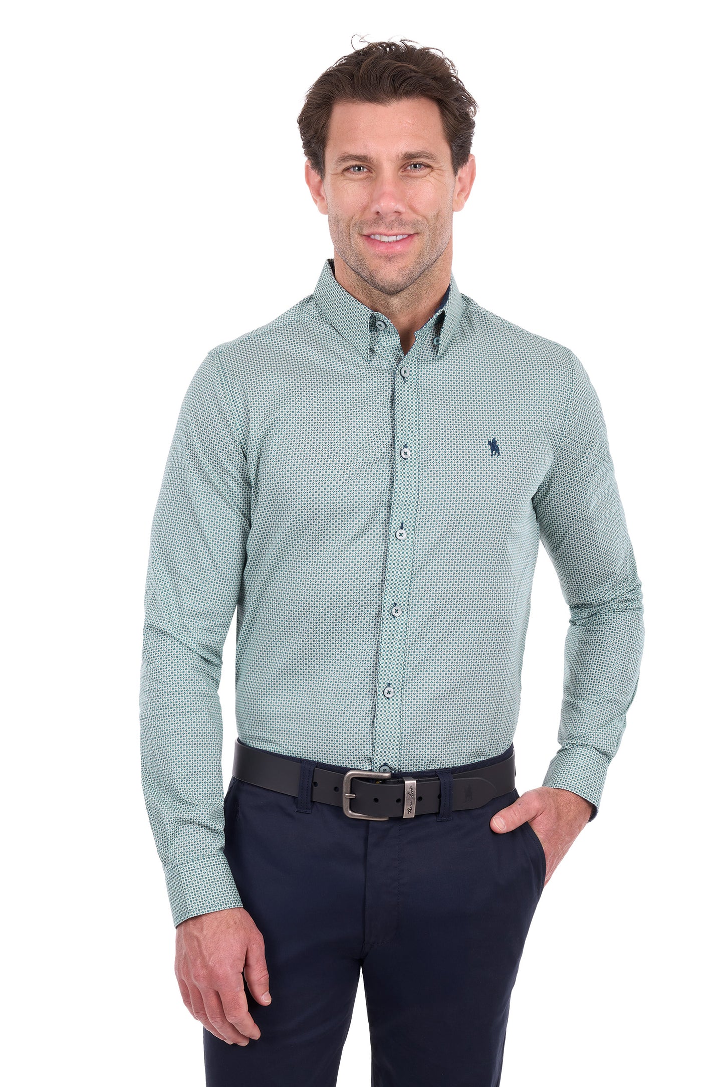 Thomas Cook Men’s Luca Check Tailored Long Sleeve Shirt