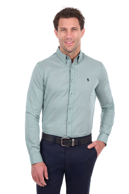 Thomas Cook Men’s Luca Check Tailored Long Sleeve Shirt