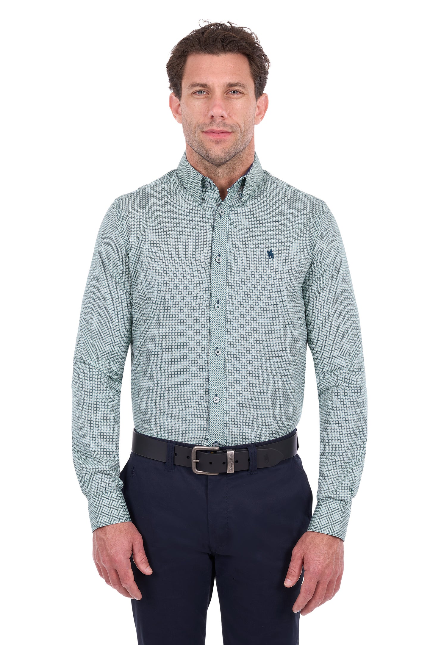 Thomas Cook Men’s Luca Check Tailored Long Sleeve Shirt