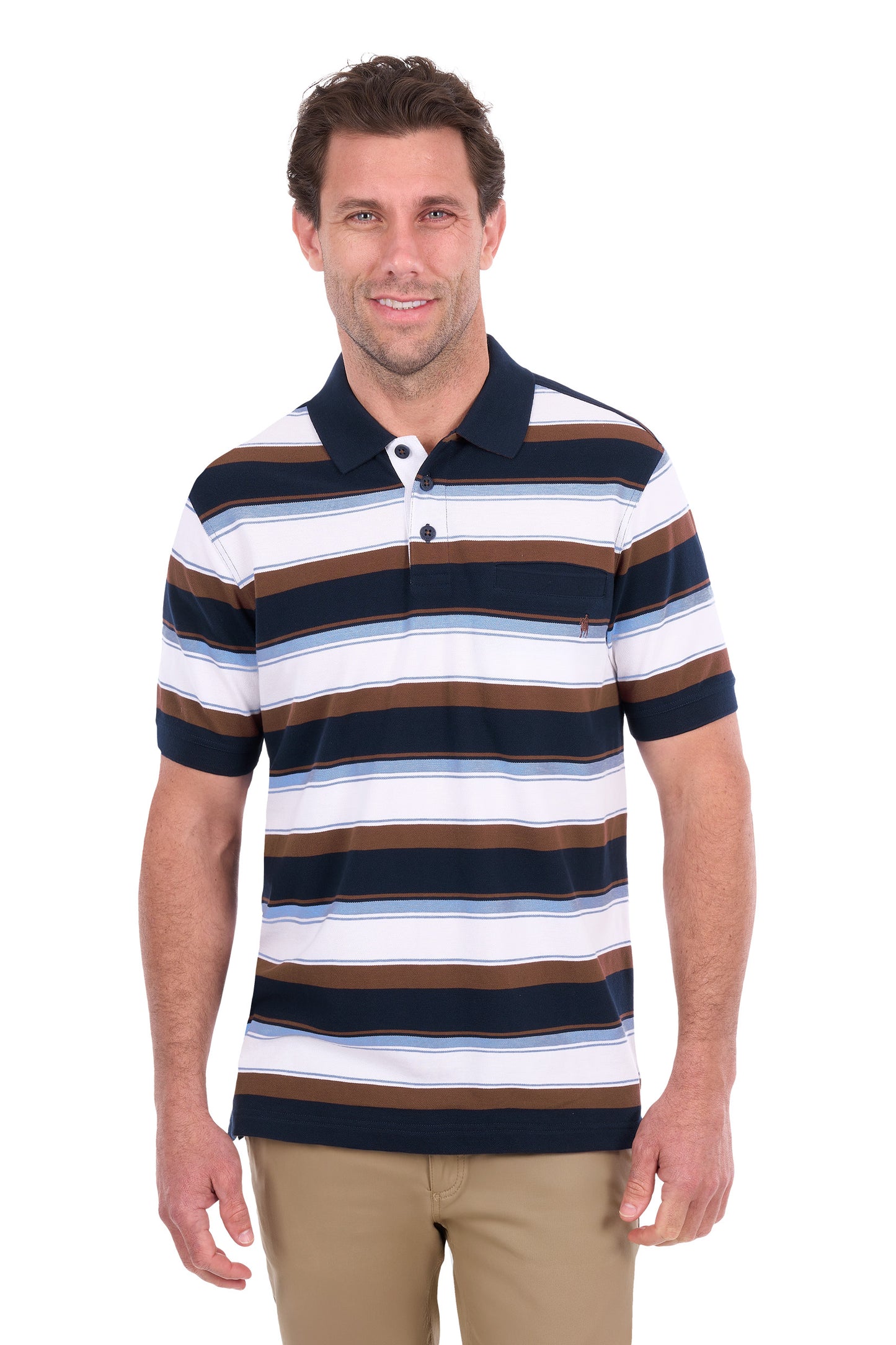 Thomas Cook Men’s Randy 1-Pocket Short Sleeve Polo