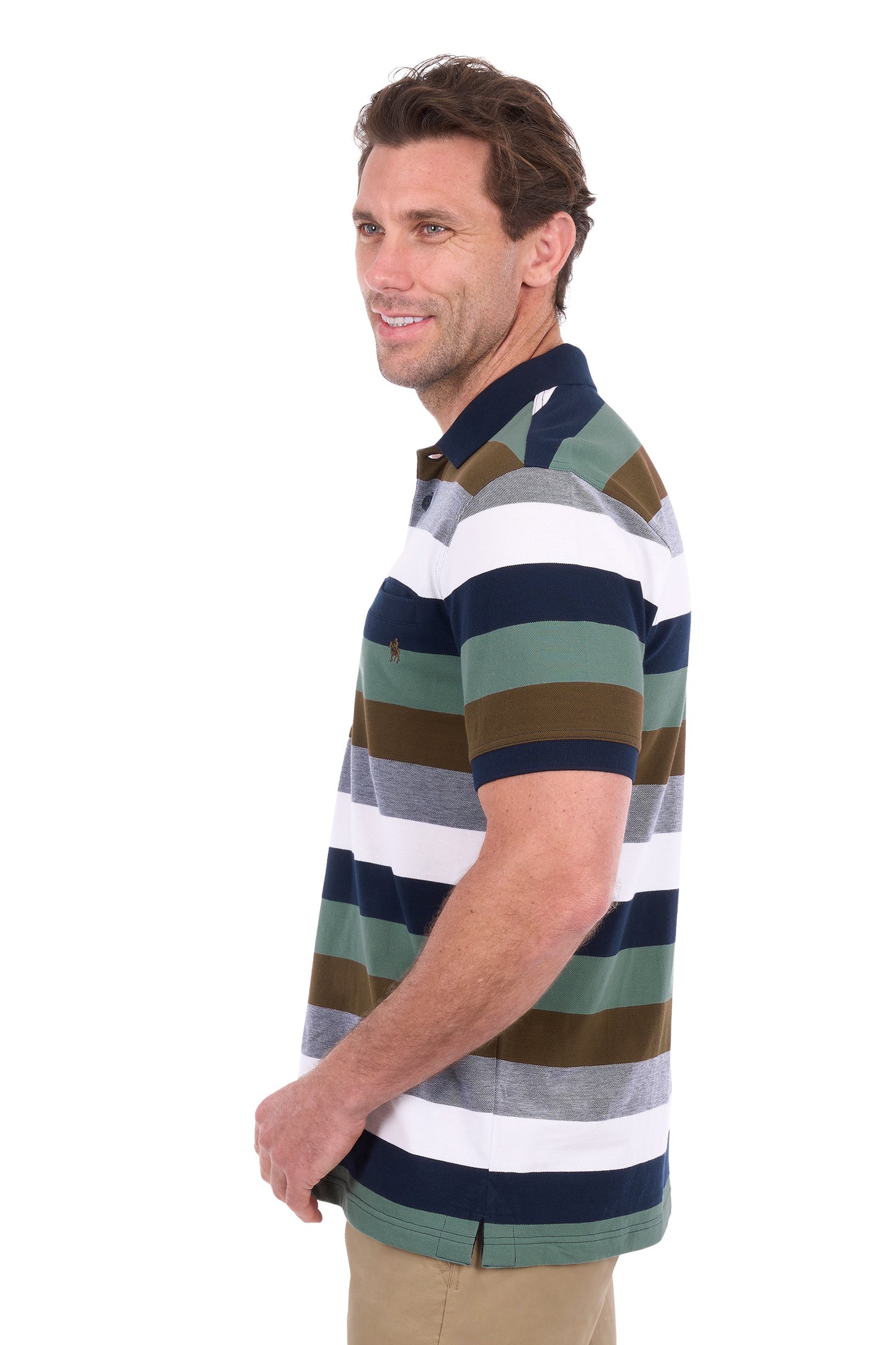 Thomas Cook Men’s Wayne 1-Pocket Short Sleeve Polo