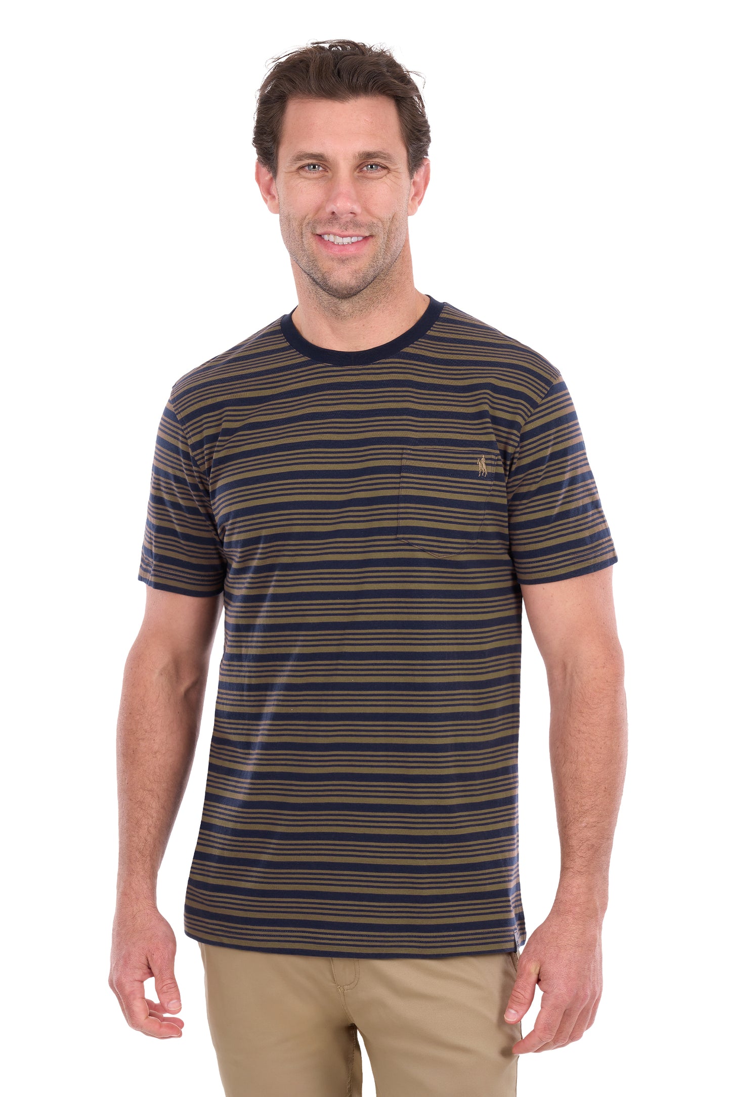 Thomas Cook Men’s Oliver Stripe 1-Pocket Short Sleeve Tee