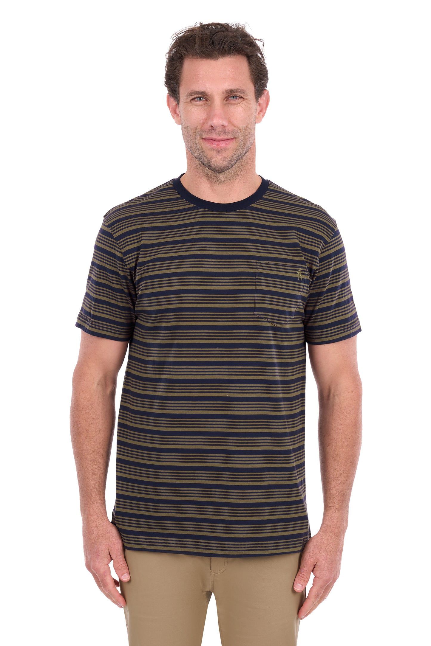 Thomas Cook Men’s Oliver Stripe 1-Pocket Short Sleeve Tee