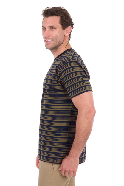 Thomas Cook Men’s Oliver Stripe 1-Pocket Short Sleeve Tee