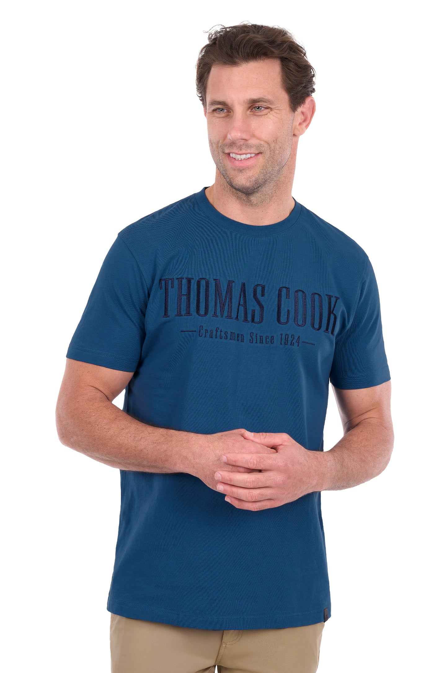 Thomas Cook Men’s Nathan Short Sleeve Tee - Washed Blue