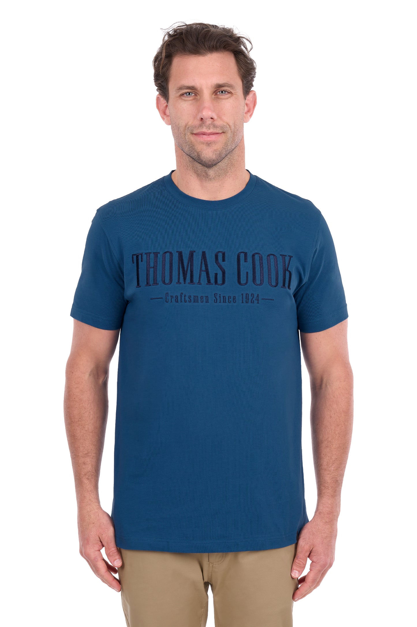 Thomas Cook Men’s Nathan Short Sleeve Tee - Washed Blue