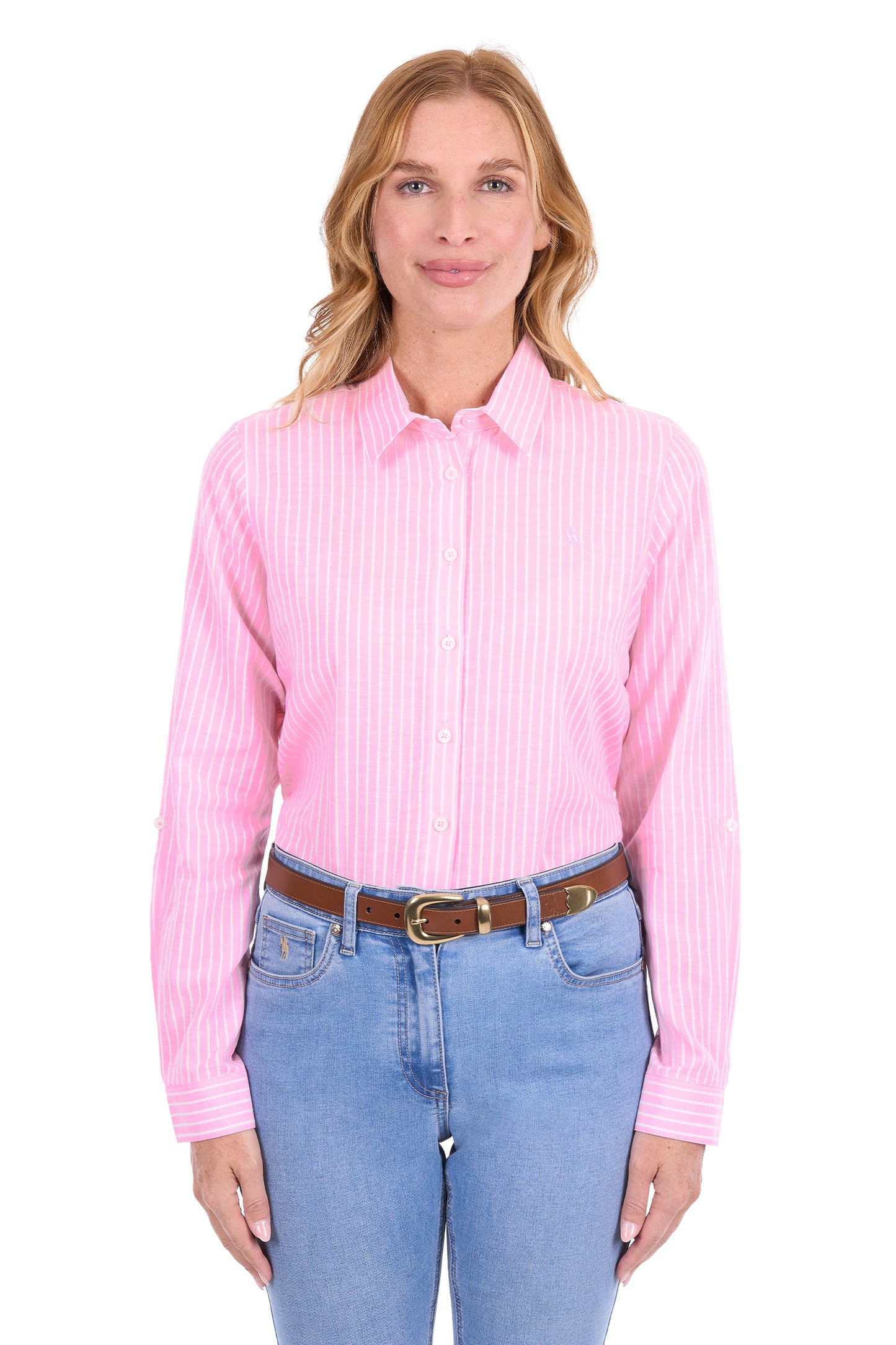 Thomas Cook Women’s Penny Linen Tab Long Sleeve Shirt
