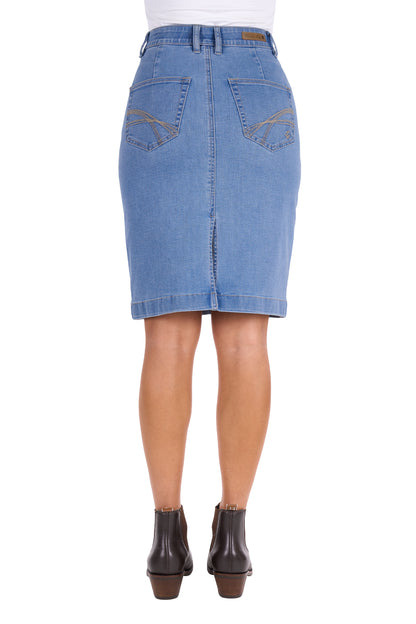 Thomas Cook Women’s Ebony Denim Skirt