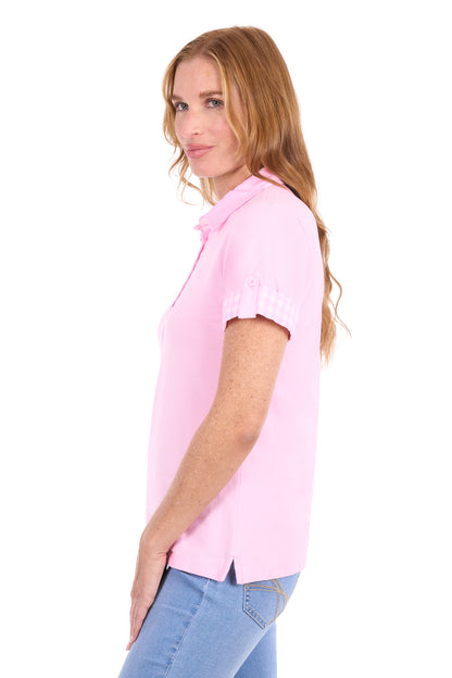 Thomas Cook Women’s Nancy Tab Short Sleeve Polo