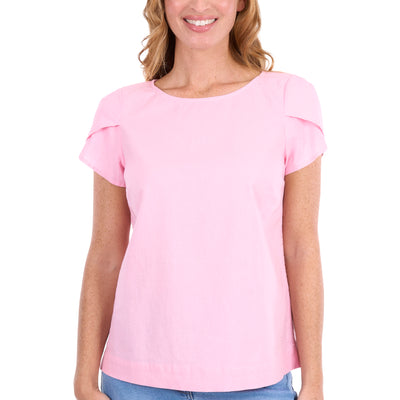 Thomas Cook Women’s Sadie Linen Top - Rose Pink