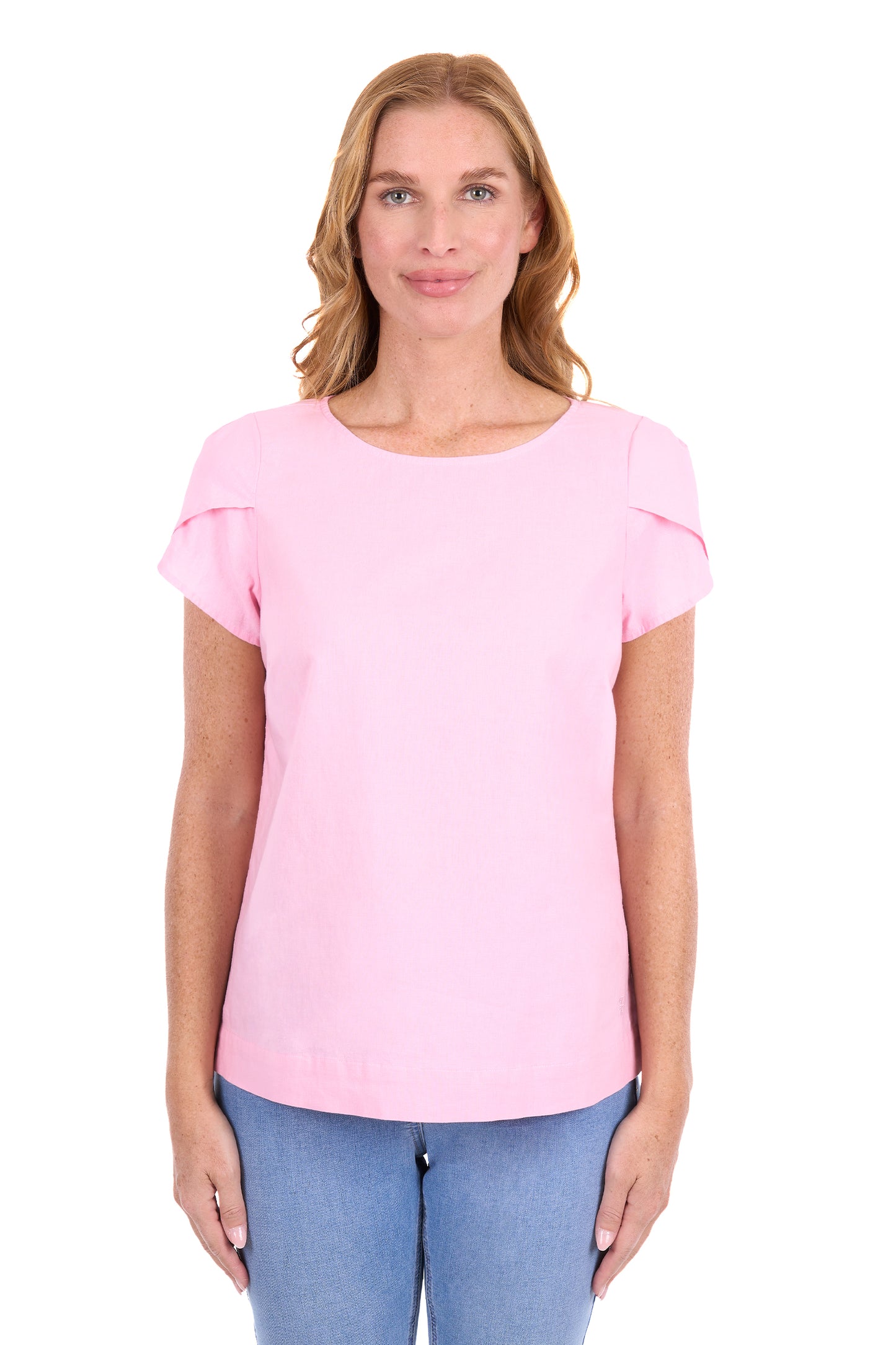 Thomas Cook Women’s Sadie Linen Top - Rose Pink