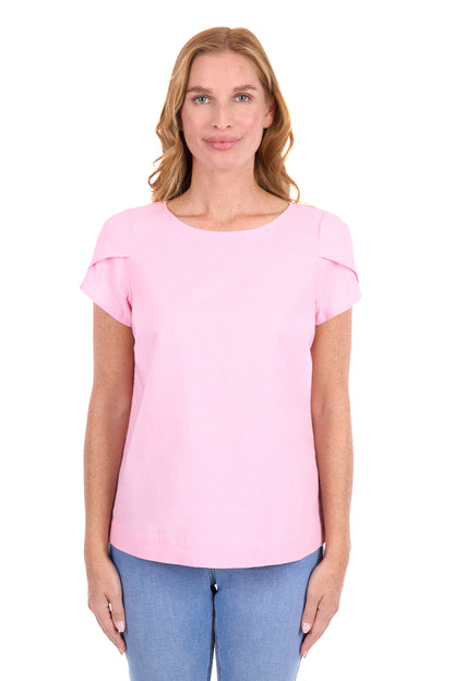 Thomas Cook Women’s Sadie Linen Top - Rose Pink