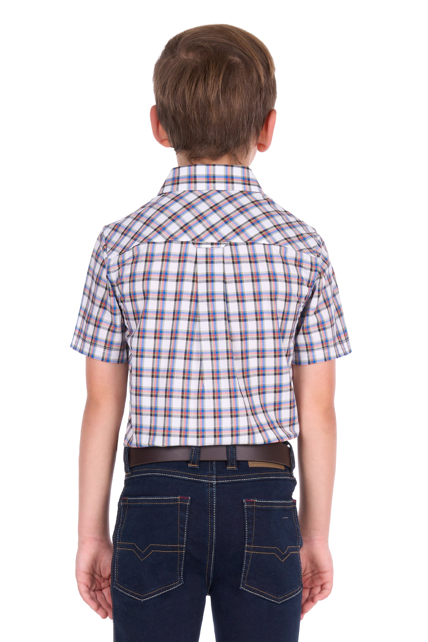 Thomas Cook Boy’s Arlo Check 1-Pocket Short Sleeve Shirt