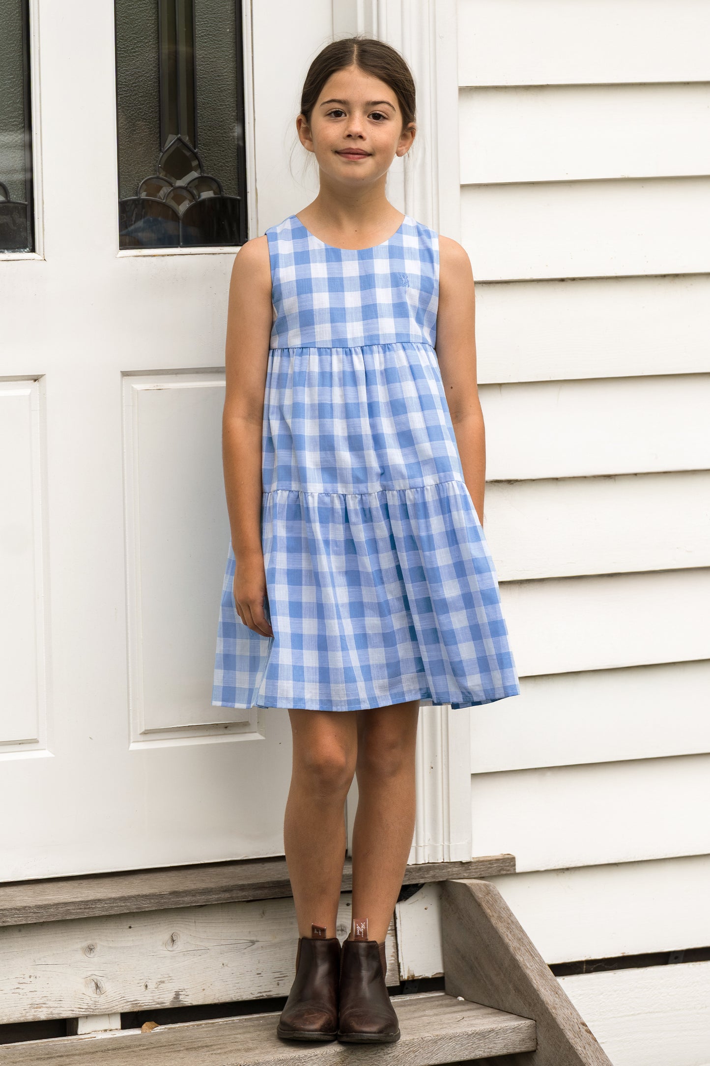 Thomas Cook Girl’s Amity Dress - Blue & White