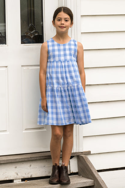 Thomas Cook Girl’s Amity Dress - Blue & White