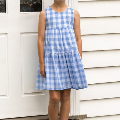 Thomas Cook Girl’s Amity Dress - Blue & White