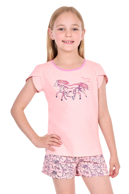 Thomas Cook Girl’s Running Horses Glow In The Dark Pj’s