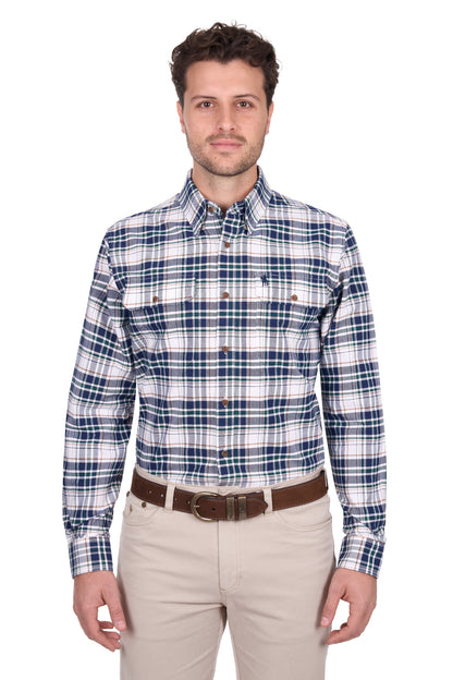 Thomas Cook Men’s Justin Check 2-Pocket Long Sleeve Shirt