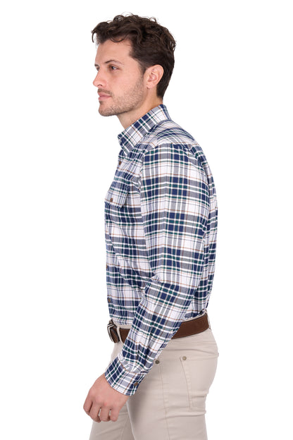Thomas Cook Men’s Justin Check 2-Pocket Long Sleeve Shirt