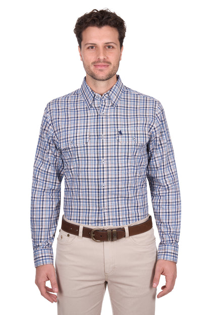 Thomas Cook Men’s Patrick Check 2-Pocket Long Sleeve Shirt