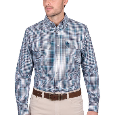 Thomas Cook Men’s Stephen Check 2-Pocket Long Sleeve Shirt