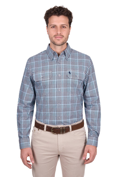 Thomas Cook Men’s Stephen Check 2-Pocket Long Sleeve Shirt