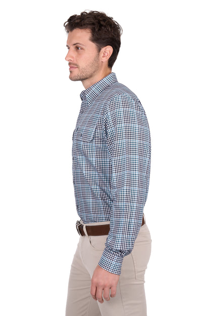 Thomas Cook Men’s Stephen Check 2-Pocket Long Sleeve Shirt