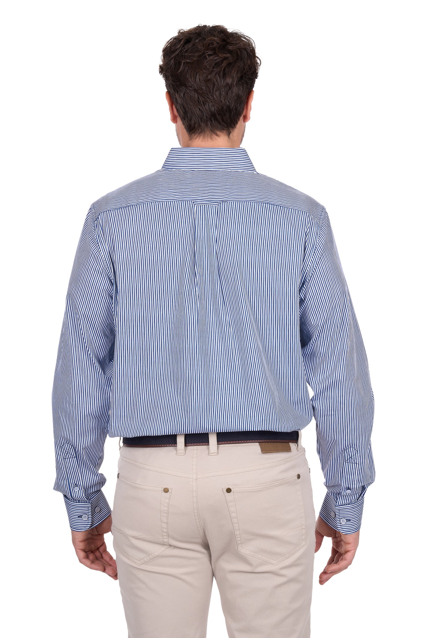 Thomas Cook Men’s Gregory Stripe 1-Pocket Long Sleeve Shirt