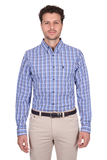 Thomas Cook Men’s Andrew Check 1-Pocket Long Sleeve Shirt