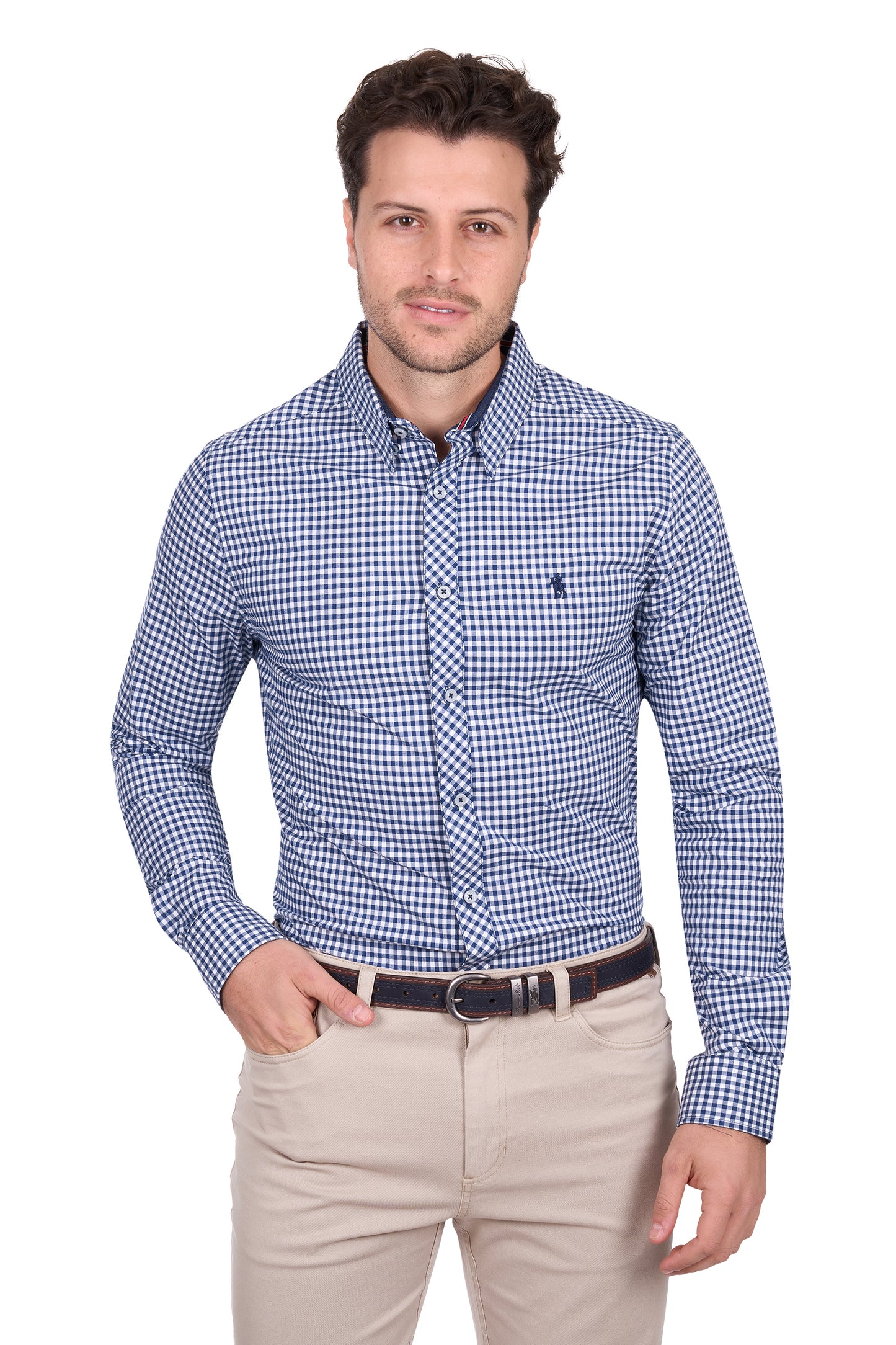 Thomas Cook Men’s Anthony Check Tailored Long Sleeve Shirt