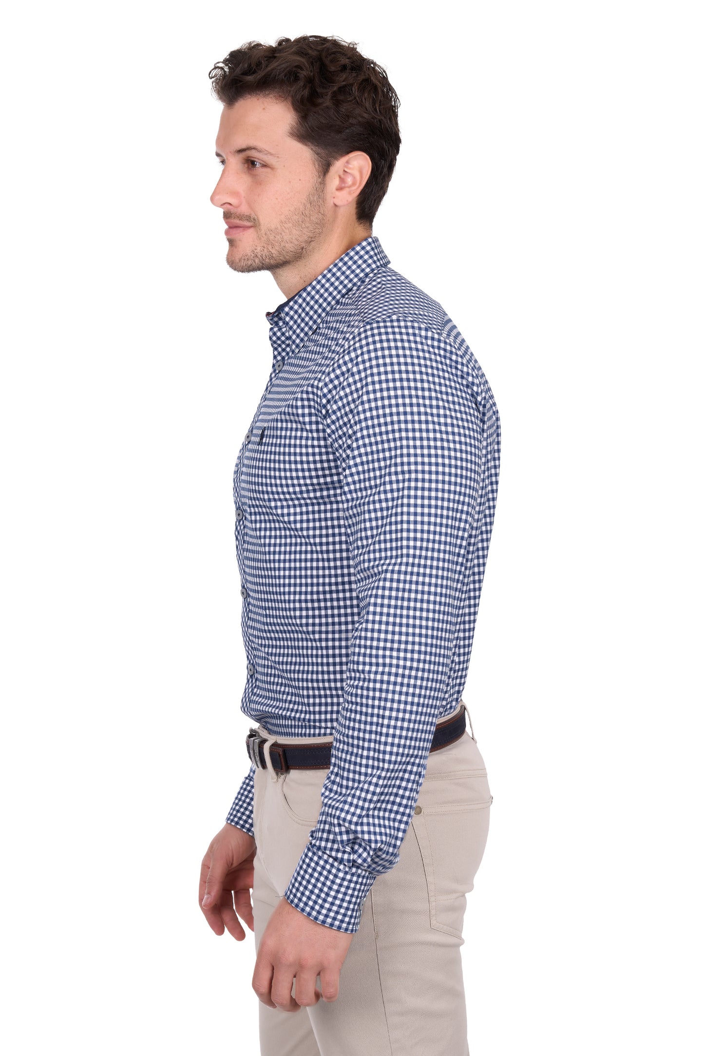 Thomas Cook Men’s Anthony Check Tailored Long Sleeve Shirt