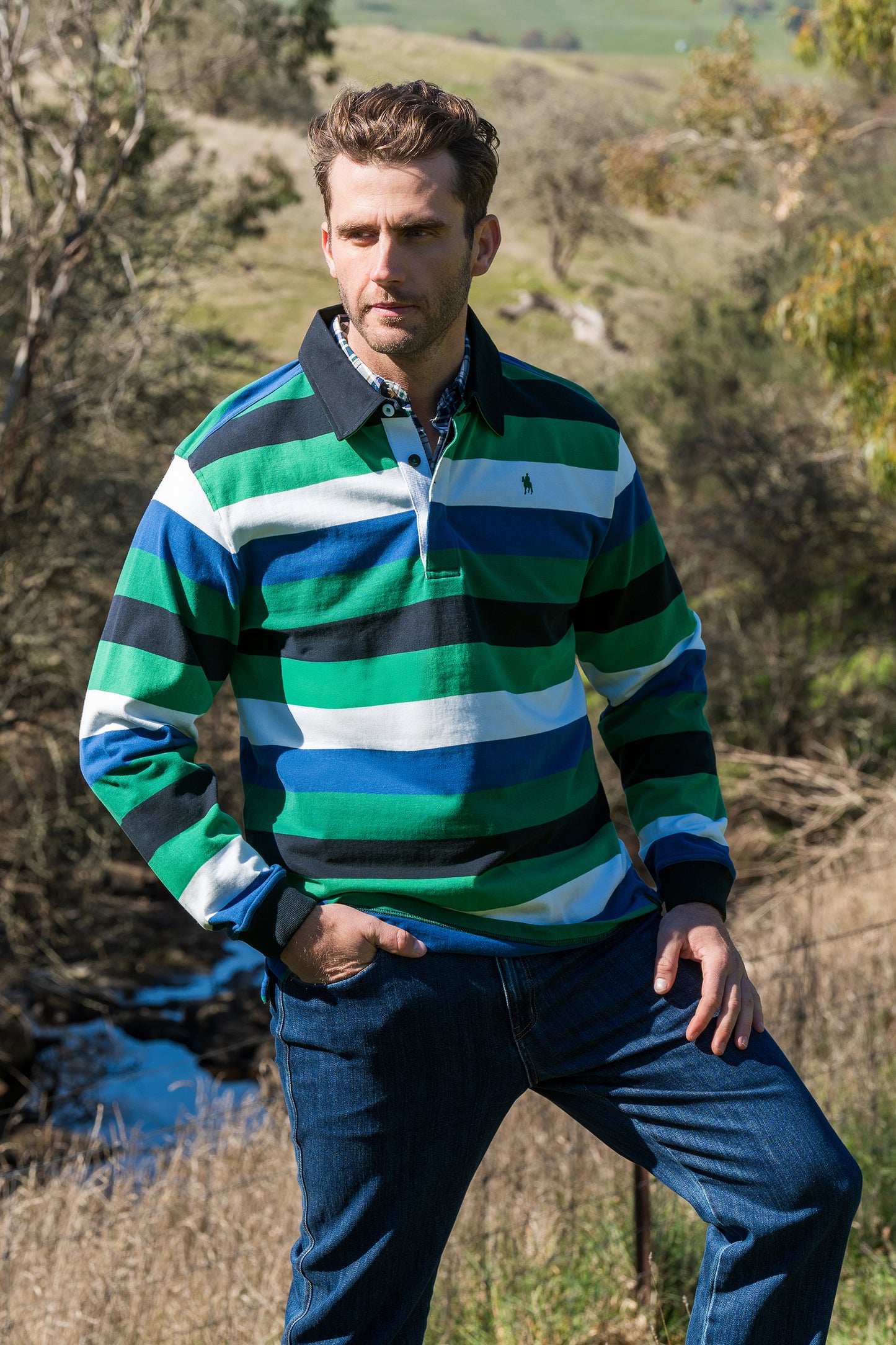 Thomas Cook Men’s Gary Stripe Rugby