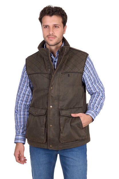 Thomas Cook Men’s Marcus Faux Oilskin Vest