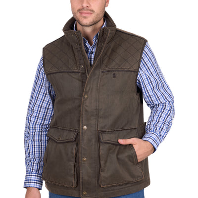 Thomas Cook Men’s Marcus Faux Oilskin Vest
