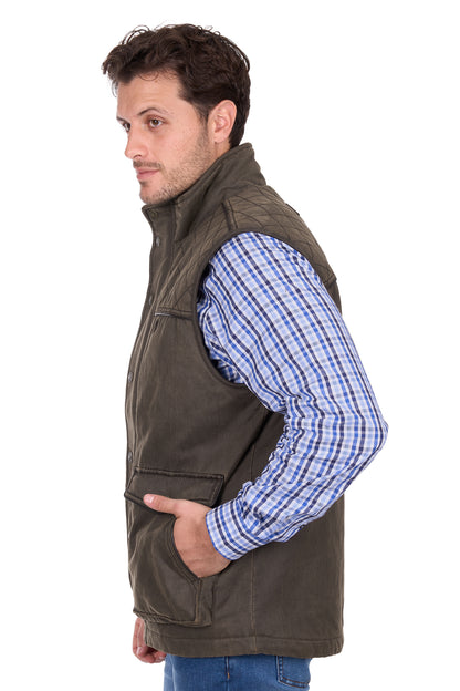 Thomas Cook Men’s Marcus Faux Oilskin Vest