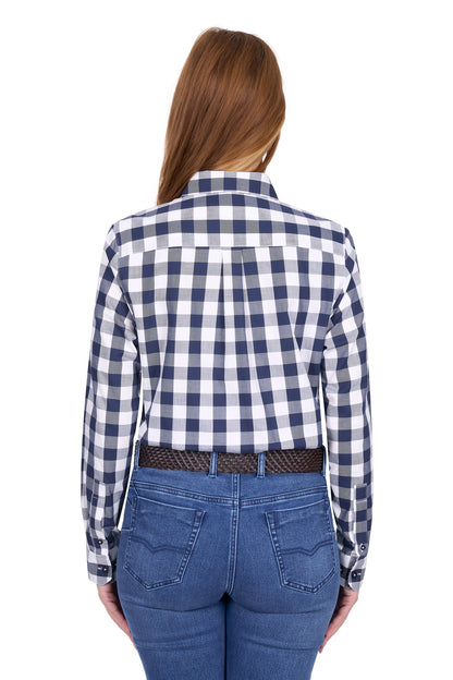 Thomas Cook Women's Tamara Long Sleeve Shirt - Navy/White